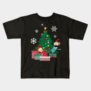 Terrance And Phillip Around The Christmas Tree Kids T-Shirt